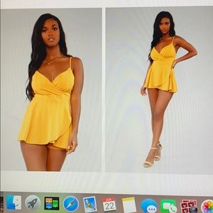 Yellow romper
